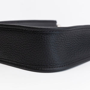 HERMES MINI EVELYNE CLEMENCE BLACK SHW STAMP K