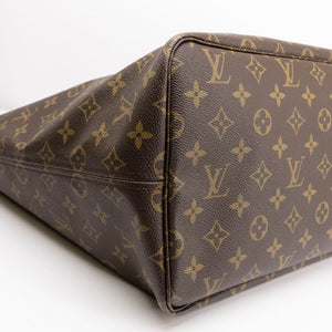 LOUIS VUITTON NEVERFULL GM MONOGRAM CANVAS GHW (MICROCHIP)