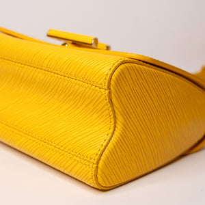 LOUIS VUITTON TWIST MM EPI LEATHER YELLOW GHW (MICROCHIP)