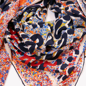 LOUIS VUITTON LEOPARD PATTERN SCARF