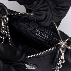 PRADA RE-EDITION TESSYTO MINI SHOULDER BAG SHW