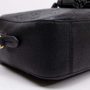 LOUIS VUITTON SAINTONGE MONOGRAM EMPREINTE BLACK LEATHER GHW