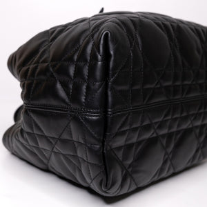 CHRISTIAN DIOR MEDIUM TOUJOURS BAG BLACK MACROCANNAGE CALFSKIN LEATHER GHW