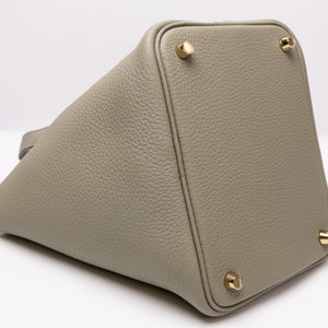 HERMES PICOTIN 18 LOCK BAG CLEMENCE SAUGE GHW STAMP B