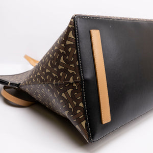 BURBERRY SOCIETY TB MONOGRAM LARGE TOTE GHW