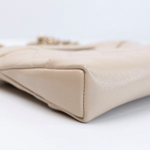 CHANEL 31 BAG NANO BEIGE LAMBSKIN LGHW