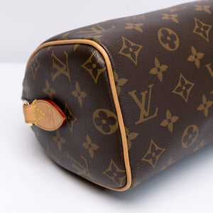 LOUIS VUITTON SPEEDY 20 BANDOULIERE MONOGRAM CANVAS GHW (MICROCHIP)