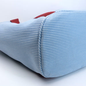 HERMES PASSE-PASSE NAPPY BAG COTTON BLUE SHW