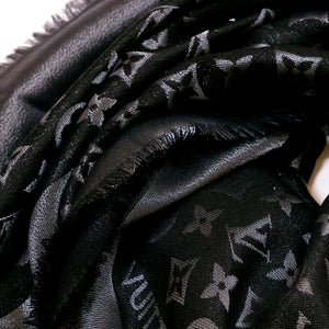 LOUIS VUITTON MONOGRAM DENIM SHAWL