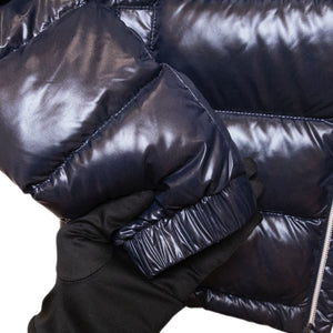 MONCLER KIDS ENFANT NEW AUBERT DOWN JACKET NAVY BLUE