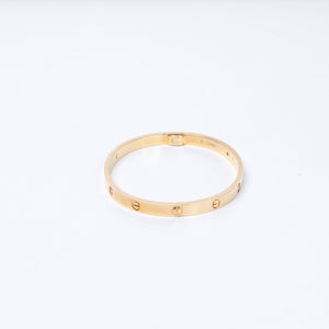 CARTIER LOVE 18K YELLOW GOLD BRACELET WITH DIAMOND