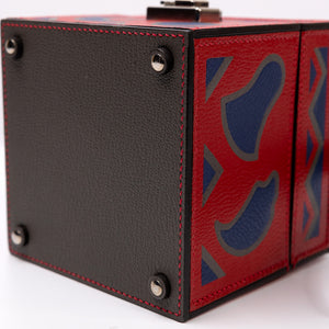 MOYNAT VANITY BOX BAG MULTICOLORED LEATHER SHW