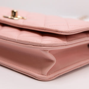 CHANEL TOP HANDLE TRENDY CC WALLET ON CHAIN (MICROCHIP)