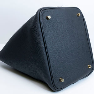 HERMES PICOTIN 22 CLEMENCE BLACK GHW STAMP K