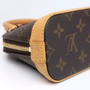 LOUIS VUITTON ALMA BB MONOGRAM CANVAS GHW (MICROCHIP)
