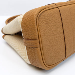 HERMES NEO GARDEN PARTY 23 NEGONDA / CANVAS BEIGE / NATURAL SABLE SHW STAMP G