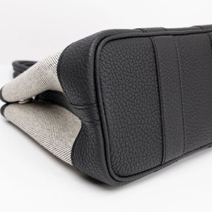HERMES NEO GARDEN PARTY 23 CANVAS / NEGONDA ECRU-NOIR / NOIR SHW STAMP K