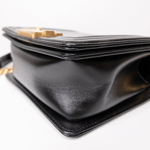 CHANEL 22C MINI BOY BAG CALFSKIN LEATHER GHW(MICROCHIP)