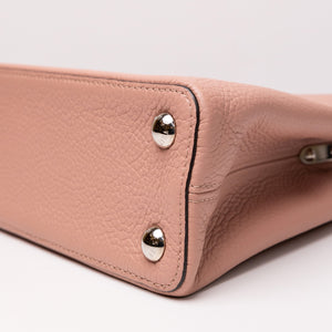 LOUIS VUITTON CAPUCINES BB LIGHT PINK TAURILLON CALFSKIN LEATHER SHW