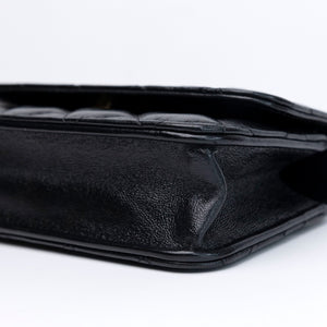 CHANEL DYNASTY FLAP PHONE HOLDER BLACK LAMBSKIN GHW
