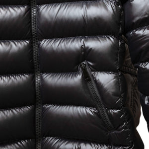MONCLER BLACK BADY HOODED SHORT DOWN JACKET SIZE 2