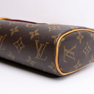 LOUIS VUITTON SORATINE MONOGRAM CANVAS HANDBAG PATENT LEATHER GHW