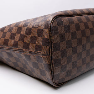LOUIS VUITTON NEVERFULL MM DAMIER EBENE GHW