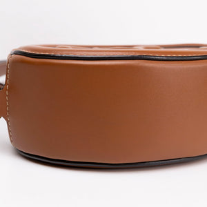 CELINE OVAL BAG TRIOMPHE SMOOTH CALFSKIN TAN GHW