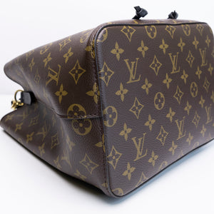 LOUIS VUITTON NEONOE MM MONOGRAM BLACK GHW