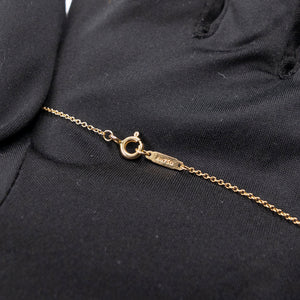 TIFFANY & CO. 18K ROSE GOLD DIAMOND SMALL PAPER FLOWERS PENDANT NECKLACE