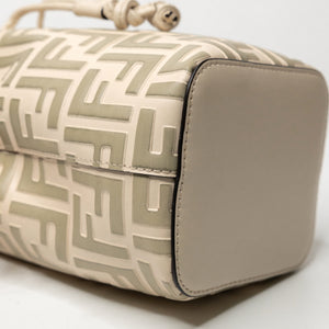 FENDI MON TRESOR MINI BUCKET BAG BEIGE GHW
