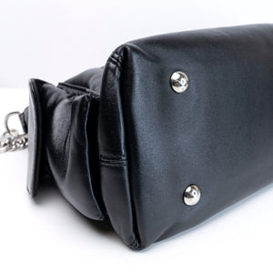LOUIS VUITTON CARRYALL CARGO VIBE PM LAMBSKIN BLACK SHW (MICROCHIP)