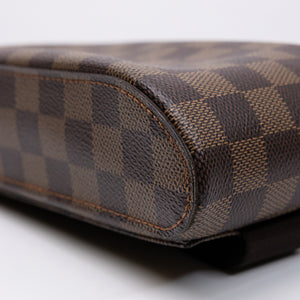 LOUIS VUITTON GERONIMOS BUM BAG BROWN DAMIER EBENE GHW