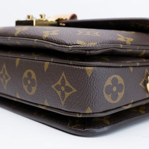 LOUIS VUITTON POCHETTE METIS EAST WEST MONOGRAM CANVAS GHW (MICROCHIP)