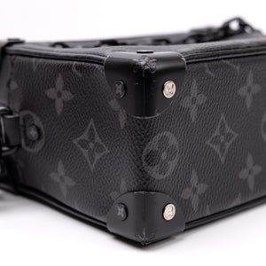 LOUIS VUITTON MINI SOFT TRUNK BLACK MONOGRAM ECLIPSE CANVAS BLACK HARDWARE