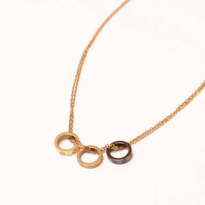 CARTIER LOVE NECKLACE WITH DIAMOND YELLOW GOLD / CERAMIC / DIAMOND