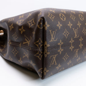 LOUIS VUITTON GRACEFUL MM MONOGRAM CANVAS GHW (MICROCHIP)