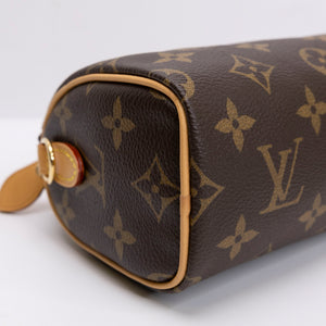 LOUIS VUITTON NANO SPEEDY MONOGRAM CANVAS GHW