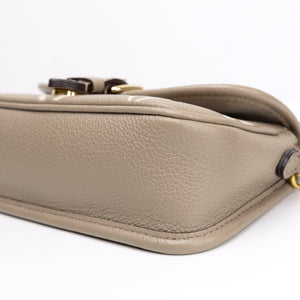 LOUIS VUITTON NANO DIANE BICOLOUR MONOGRAM EMPREINTE LEATHER TOURTERELLE BEIGE /  CREAM GHW (MICROCHIP)