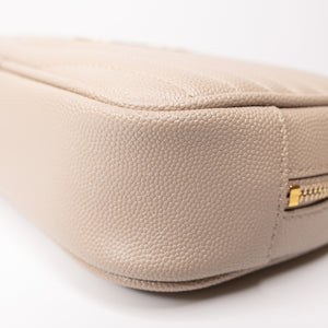SAINT LAURENT CAMERA BAG BEIGE GHW