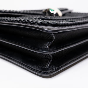 BVLGARI SERPENTI FOREVER SHOULDER BAG BLACK CALFSKIN