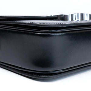 CELINE TEEN TRIOMPHE BAG SHINY CALFSKIN BLACK SHW