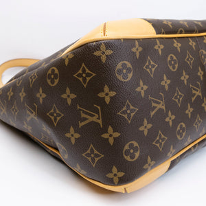 LOUIS VUITTON ESTRELA MEDIUM BROWN COATED CANVAS MONOGRAM GHW