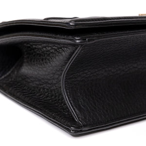 CHRISTIAN DIOR MEDIUM DIORAMA STUDDED BLACK CALFSKIN GHW