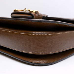 GUCCI HORSEBIT 1955 SHOULDER BAG BEIGE SUPREME CANVAS GHW