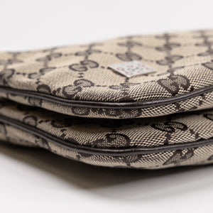 GUCCI GG SHERRY LINE HOBO BAG BEIGE GG SUPREME CANVAS SHW