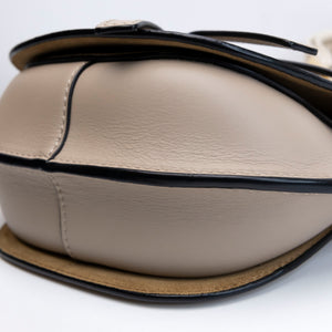 LOEWE MINI GATE DUAL BAG SOFT CALFSKIN SAND GHW