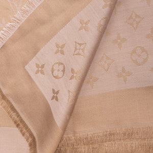 LOUIS VUITTON MONOGRAM DENIM SHAWL