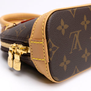 LOUIS VUITTON ALMA BB MONOGRAM CANVAS GHW (MICROCHIP)