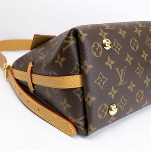 LOUIS VUITTON CARRYALL PM MONOGRAM CANVAS GHW (MICROCHIP)